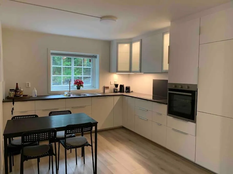 Daire Moderne Og Fullt Utstyrt 3-Rom Hageleilighet Sentrum Naer Bergen